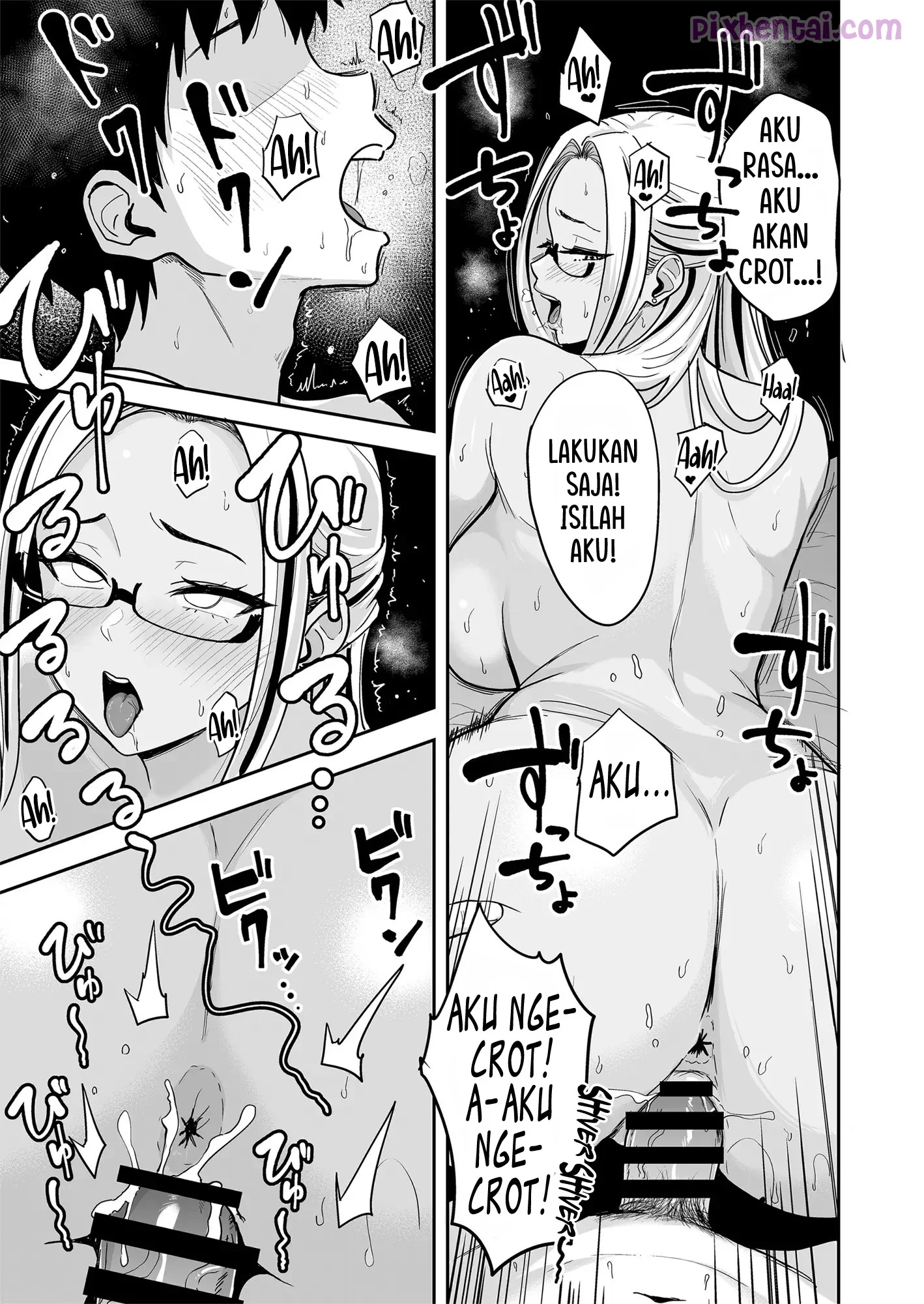 Komik hentai xxx manga sex bokep Having Tons of Bareback Sex with Gyarus part 5 page 42